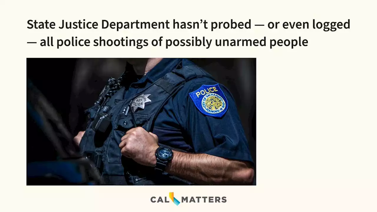 State Justice Department hasn’t probed — or even logged — all police shootings of possibly unarmed people