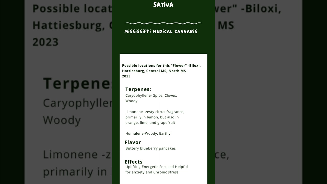 Mississippi 1st Medical Cannabis Strains #shorts